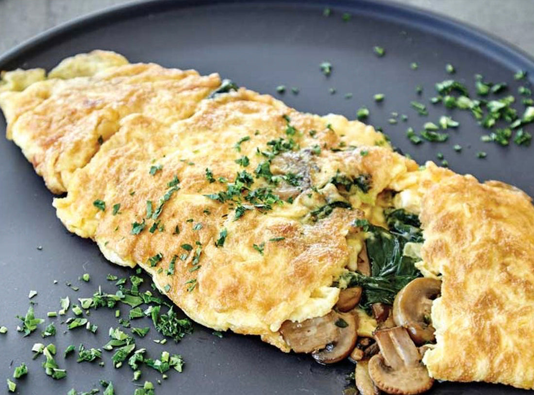 KETO MUSHROOM OMELETTE